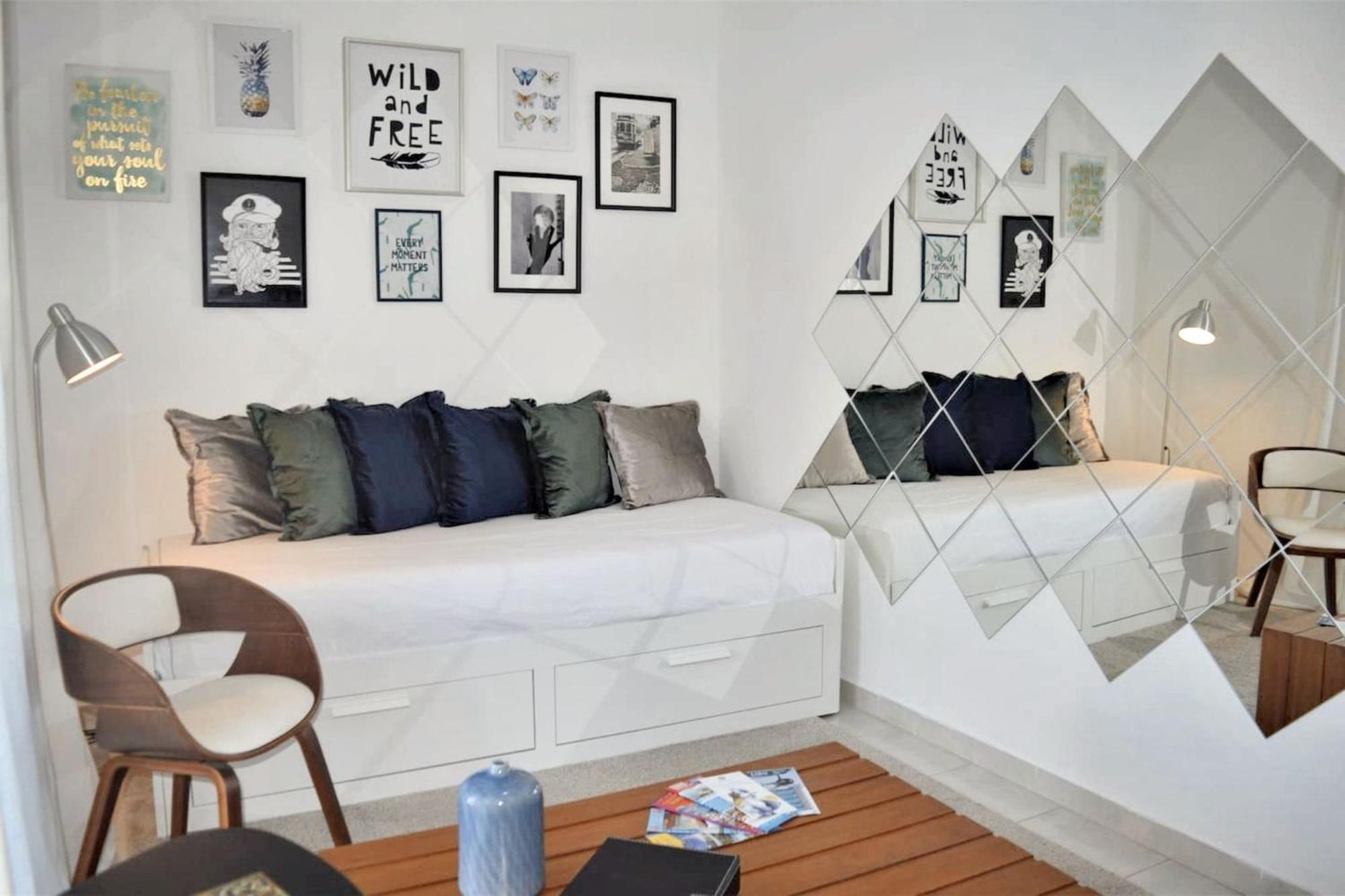 Comfortable Apartment With Balcony And Sea View In Lisbon 50 M² Luaran gambar